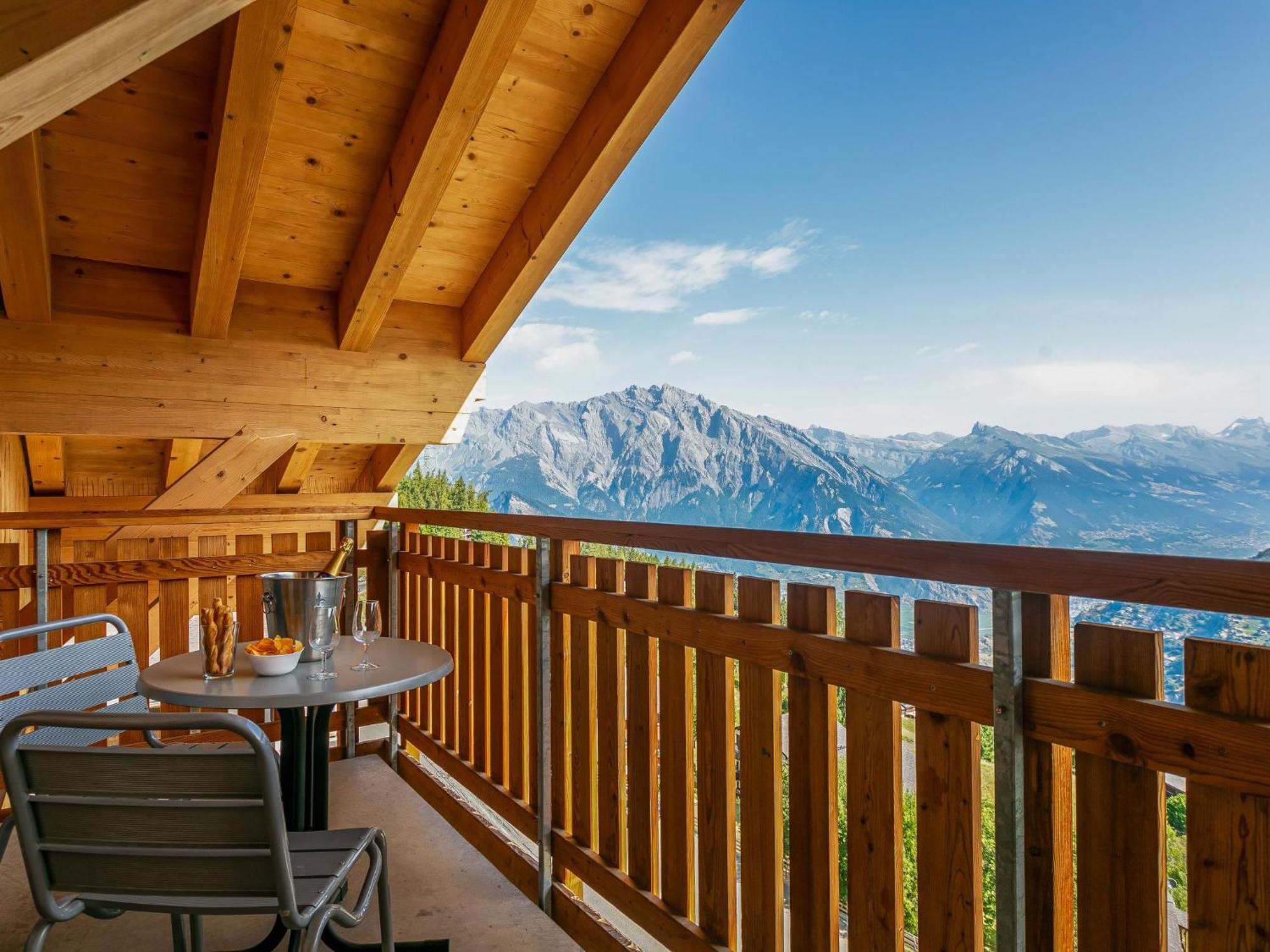 Apartment T-Resort La Tzoumaz 4P8 Vue Vallee By Interhome Buitenkant foto
