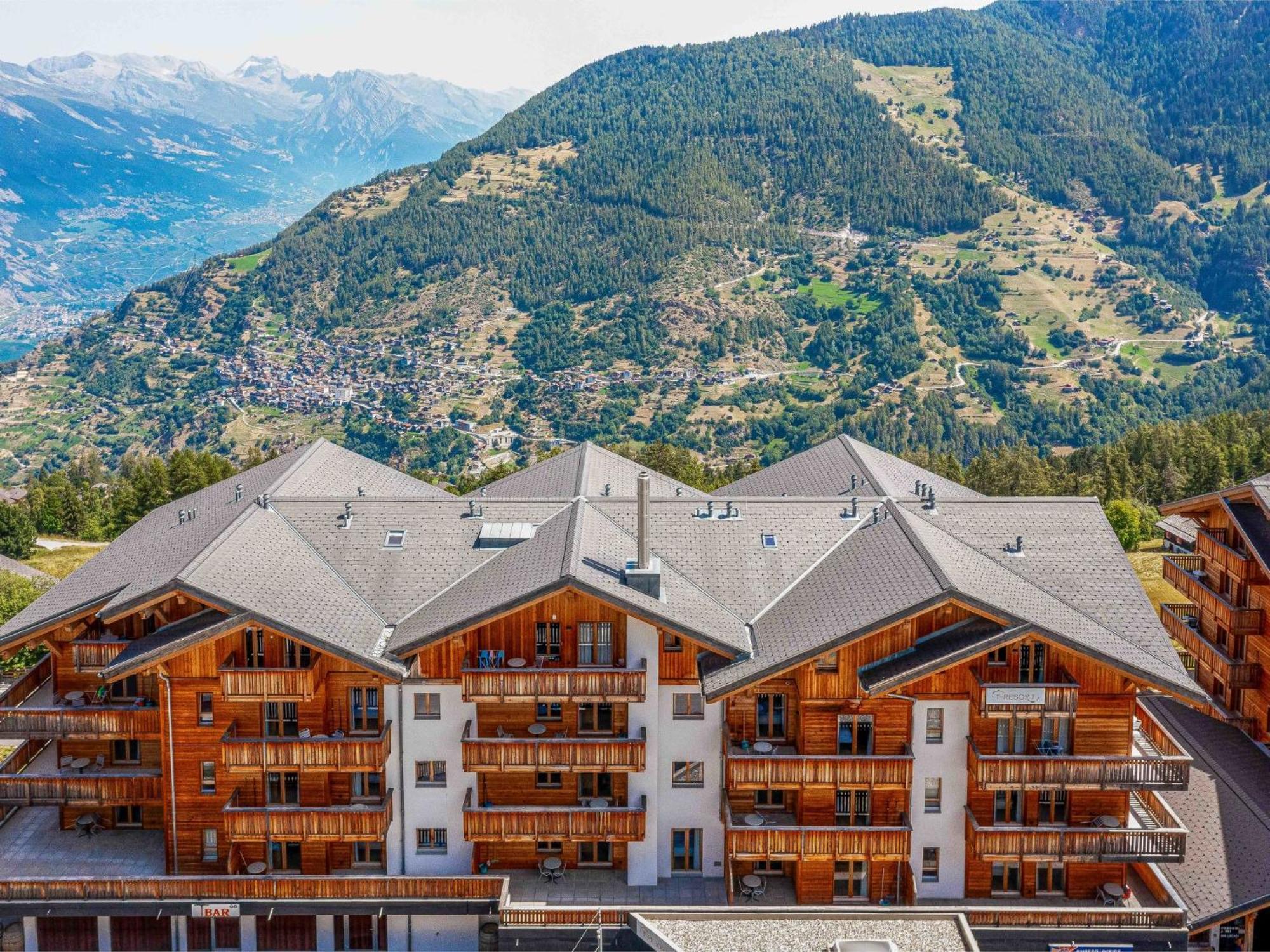 Apartment T-Resort La Tzoumaz 4P8 Vue Vallee By Interhome Buitenkant foto