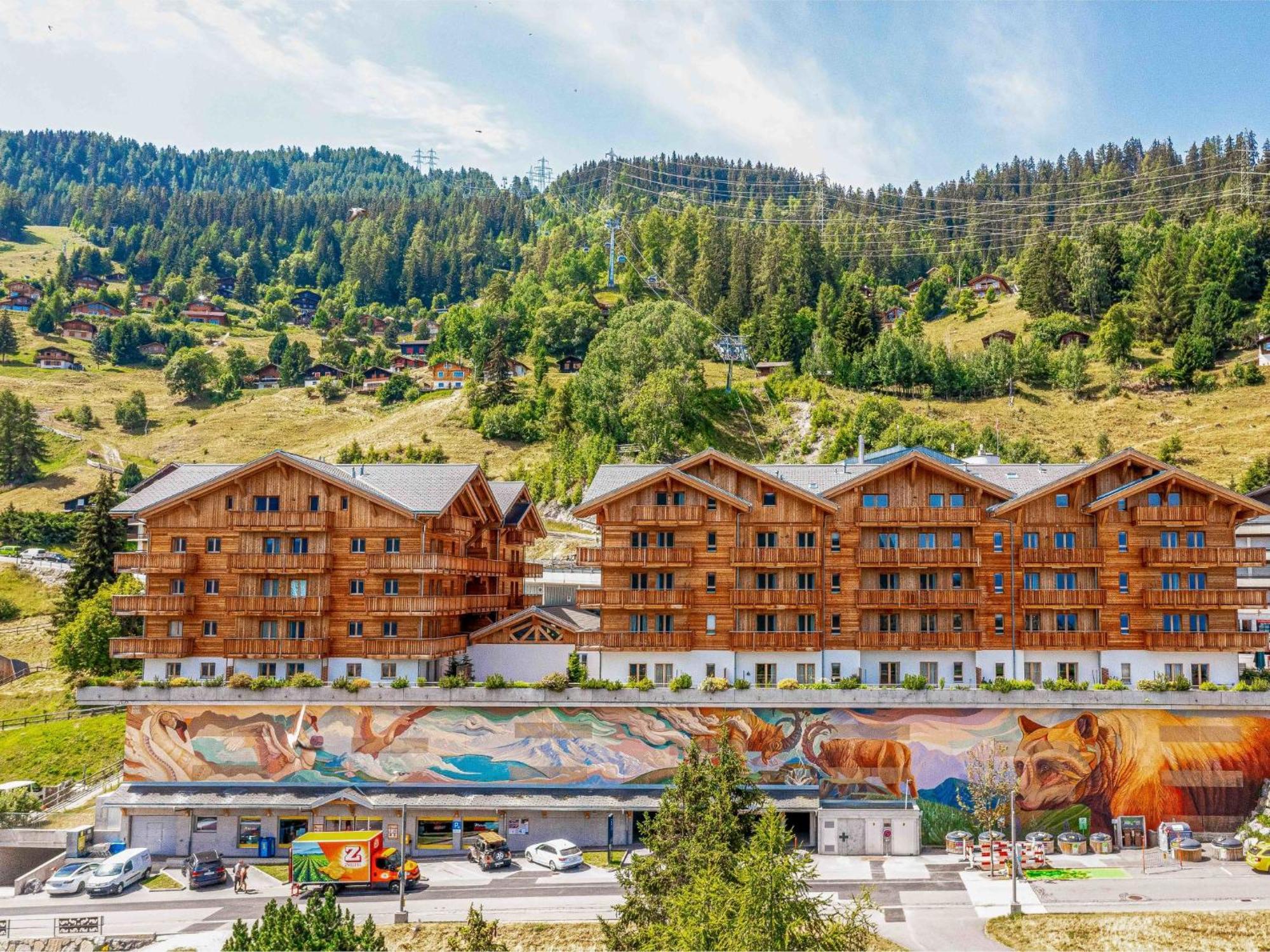Apartment T-Resort La Tzoumaz 4P8 Vue Vallee By Interhome Buitenkant foto